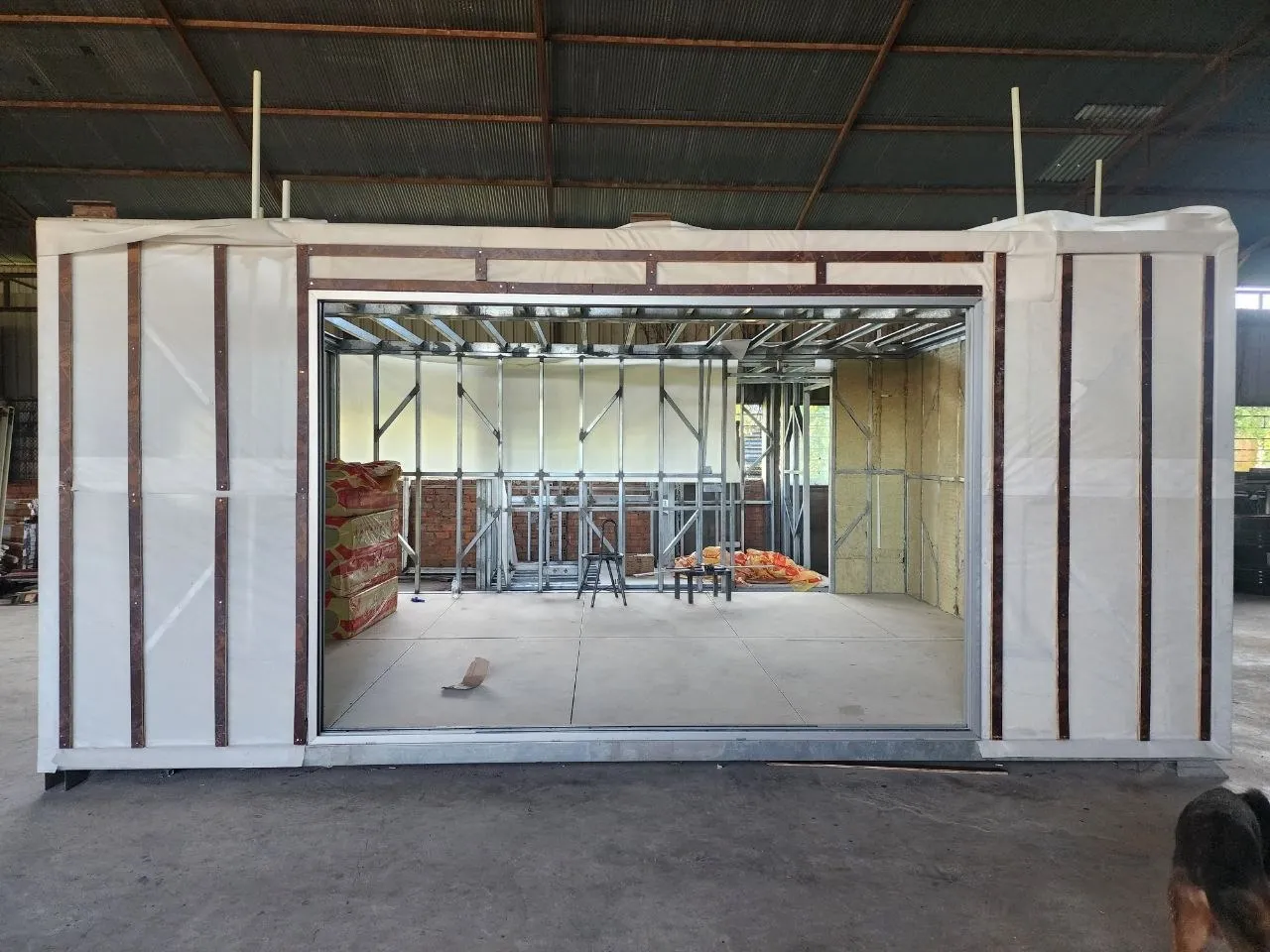 The Finke — steel frame construction